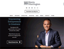 Tablet Screenshot of kevinharrington.tv